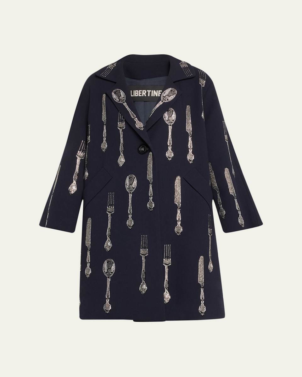 Michelin Star Embellished Overcoat