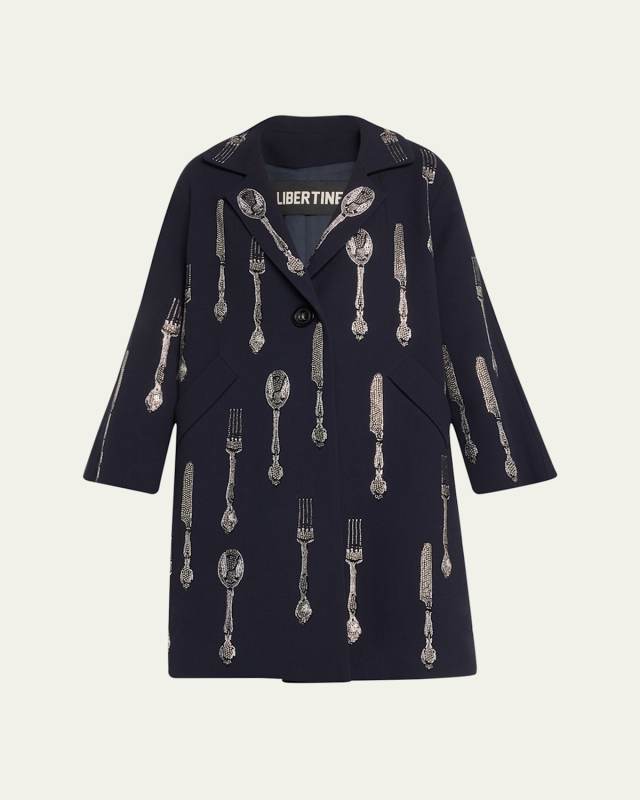 Michelin Star Embellished Overcoat