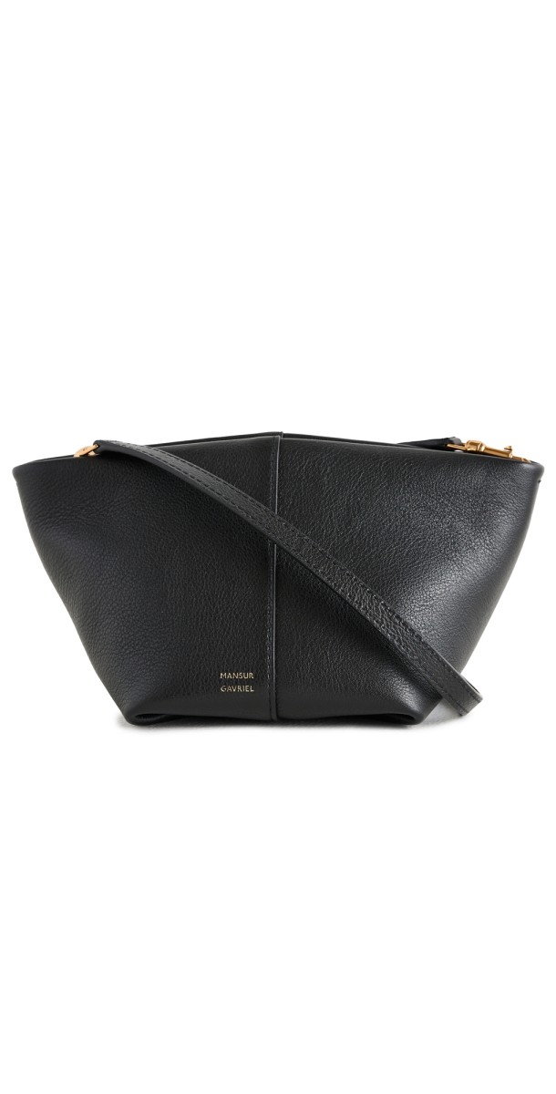 Mansur Gavriel Tulipano Compact Bag Black