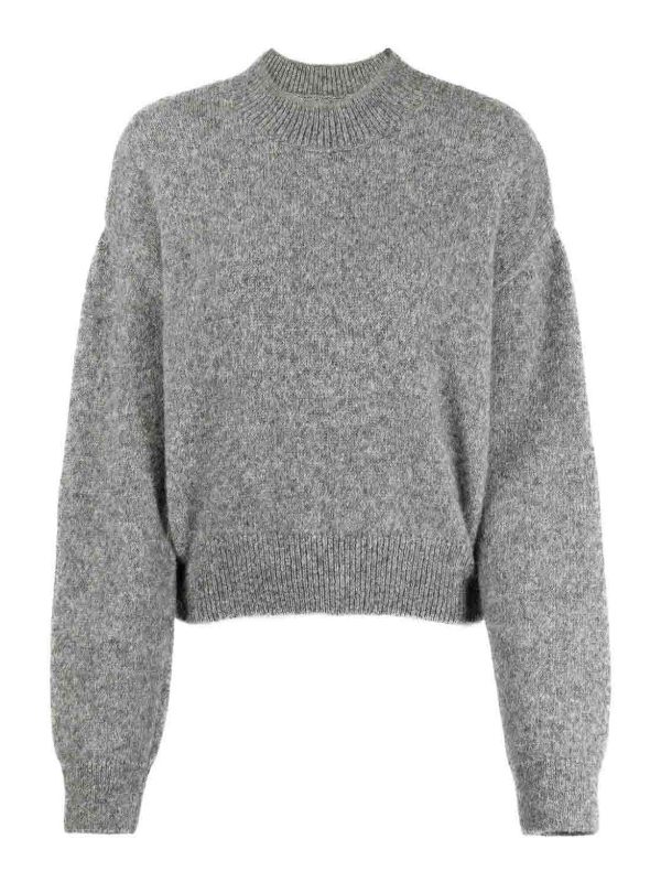 Jacquemus Pull Col Rond - Gris
