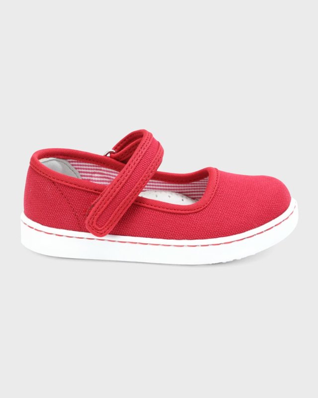 Girl's Jenna Canvas Mary Jane Shoes, Baby/Toddler/Kids