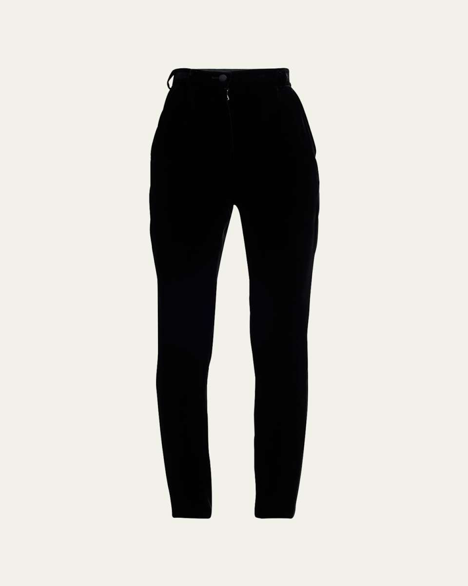 Skinny Velvet Trousers