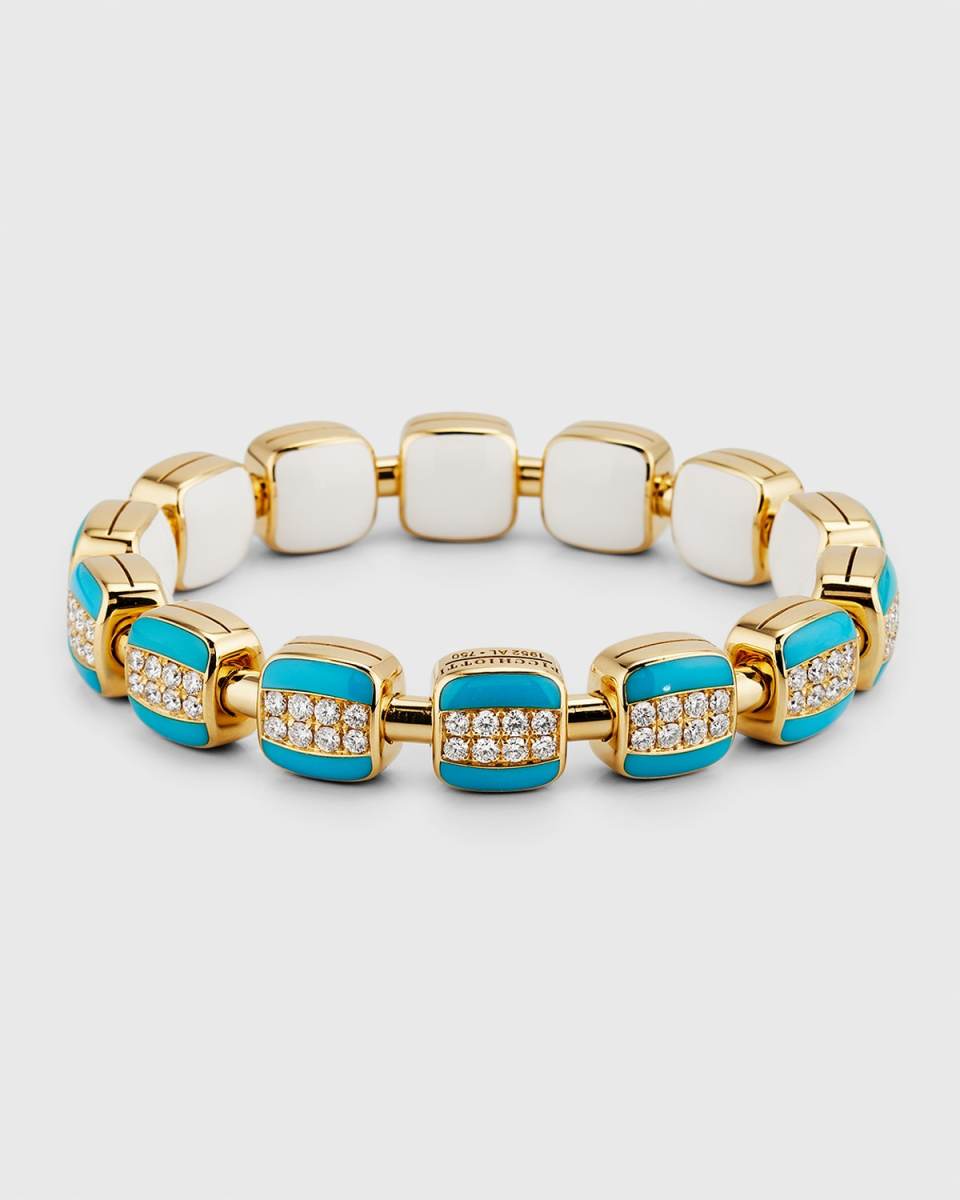 Xpandable Reversible Bracelet with Pave Diamonds