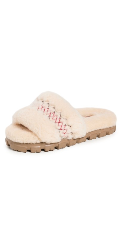 UGG Cozetta Curly Slippers Natural