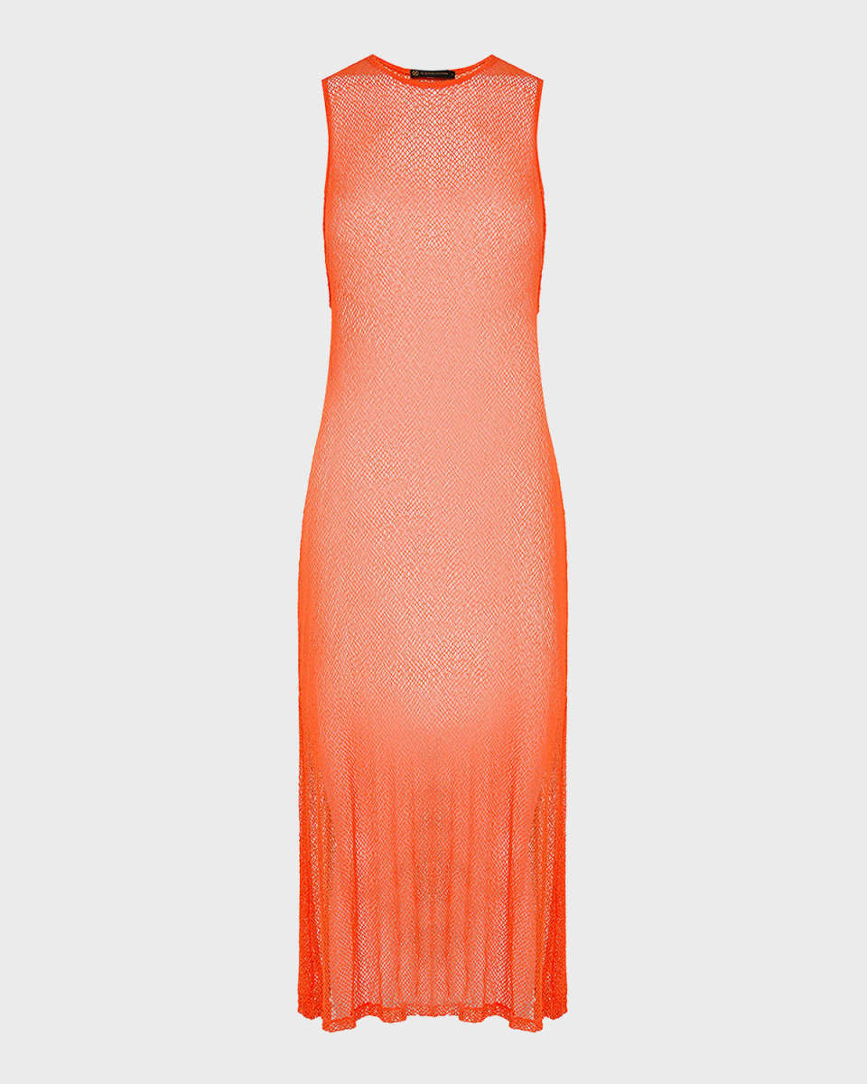 Solid Twist Maxi Dress Coverup
