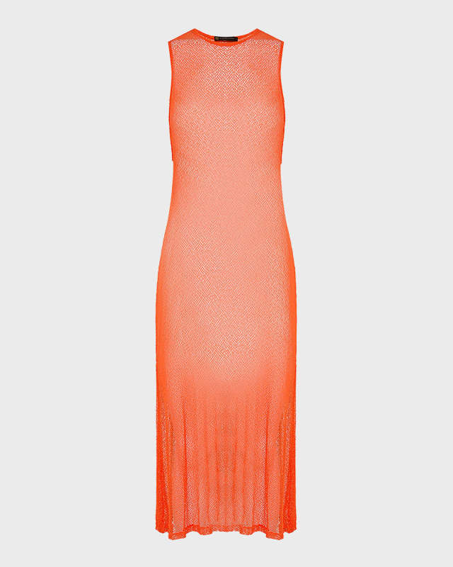 Solid Twist Maxi Dress Coverup