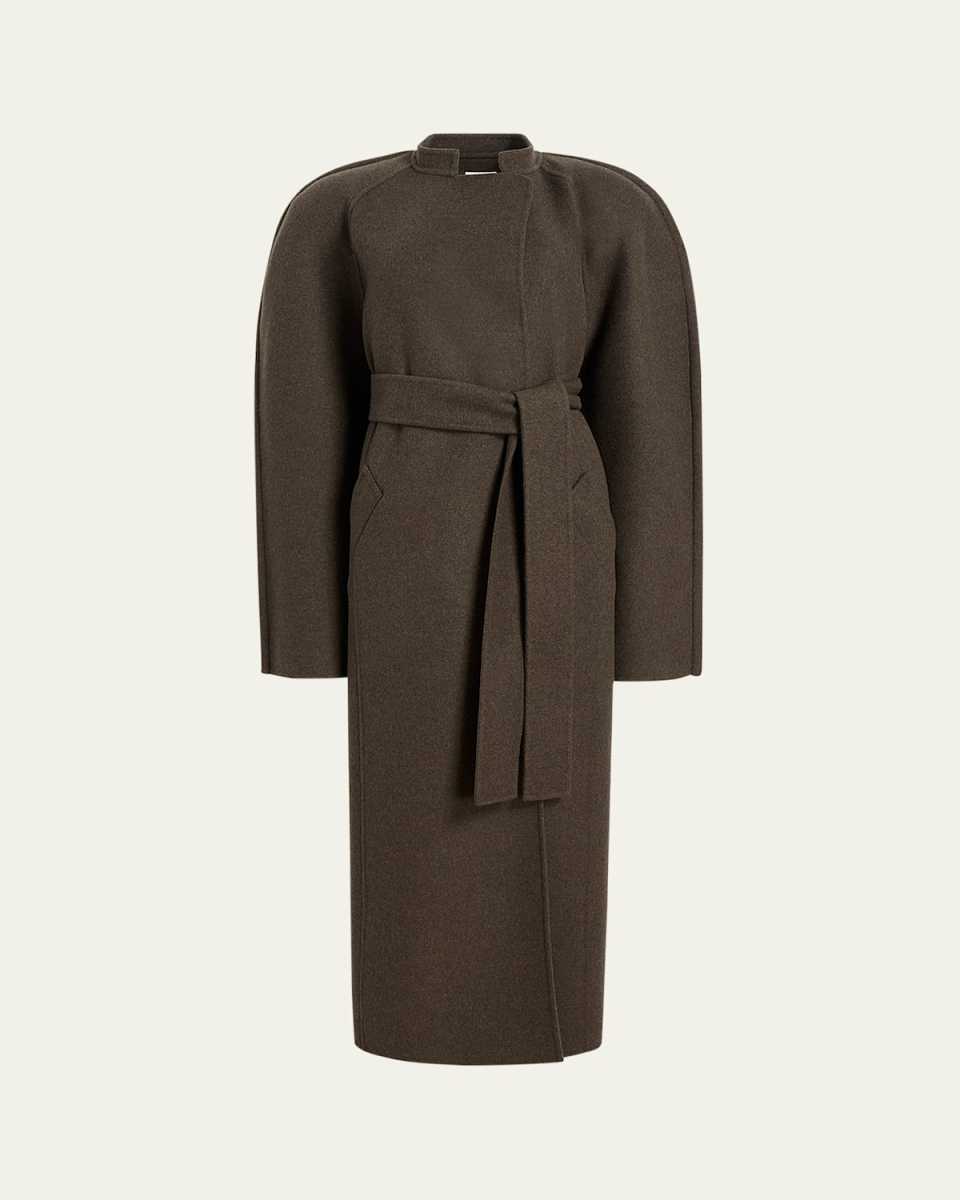 Rothen Belted Double Face Wool Coat