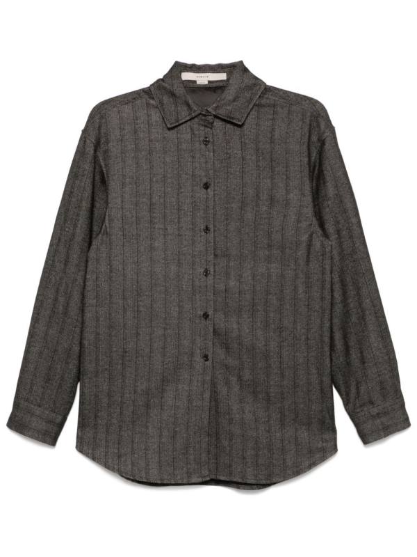 striped shirt jacket