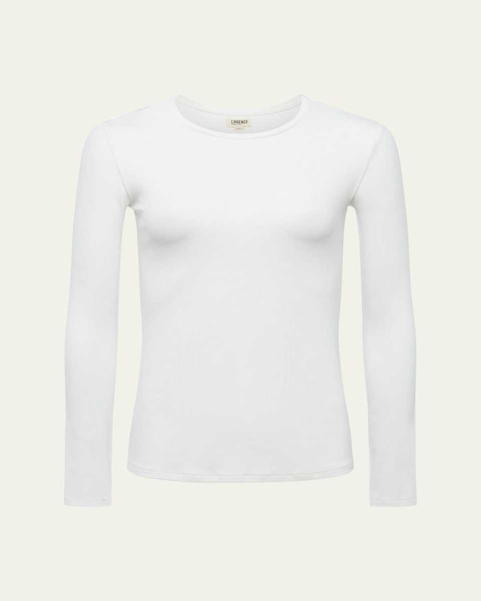 Tess Long-Sleeve Crewneck T