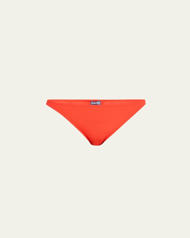 Jacquard Vichy Bikini Bottoms