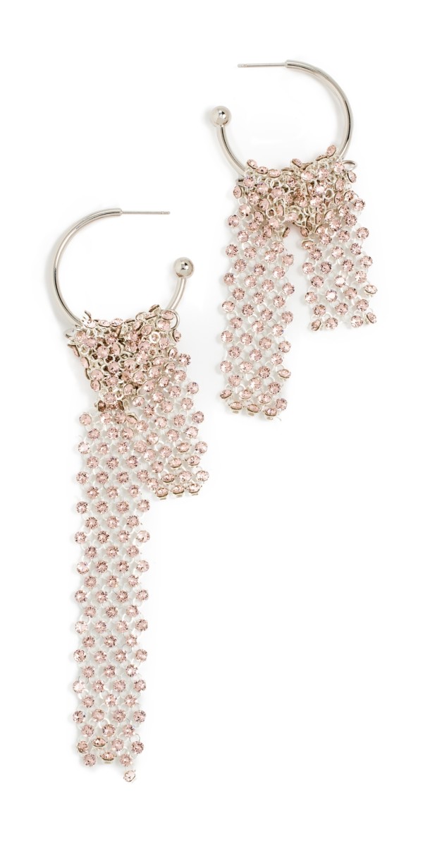 Justine Clenquet Bonnie Earrings Palladium