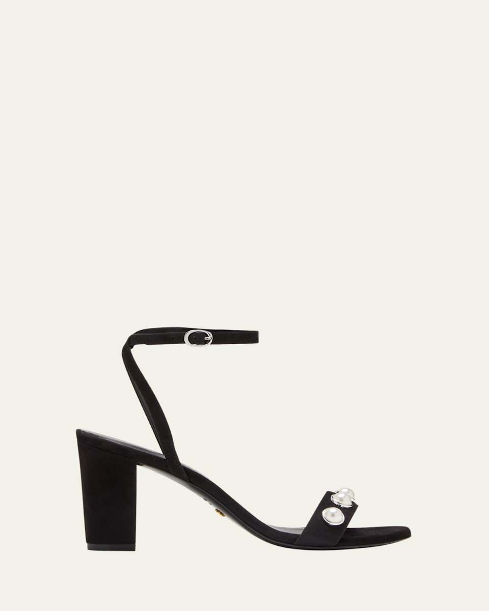 Nearlybare Portia Pearly Leather Sandals