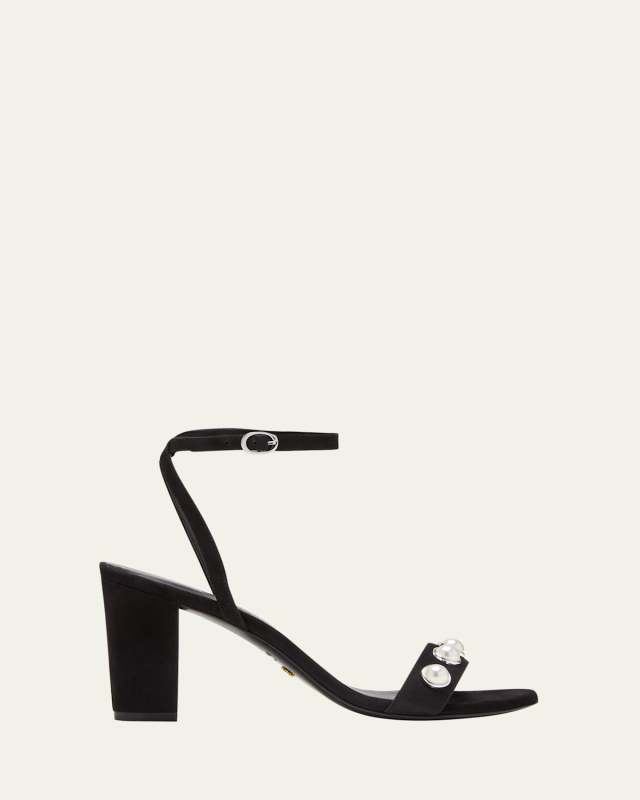 Nearlybare Portia Pearly Leather Sandals