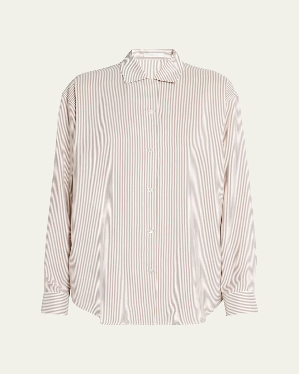 Valene Striped Button-Down Shirt