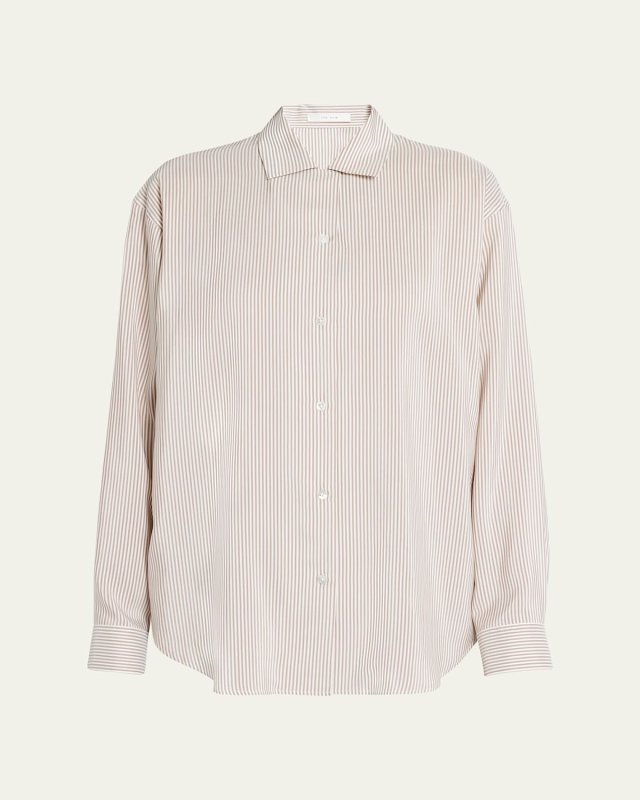 Valene Striped Button-Down Shirt