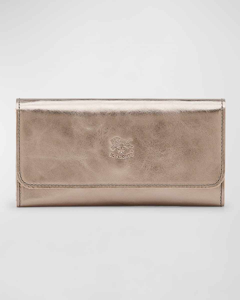 Trifold Leather Continental Wallet