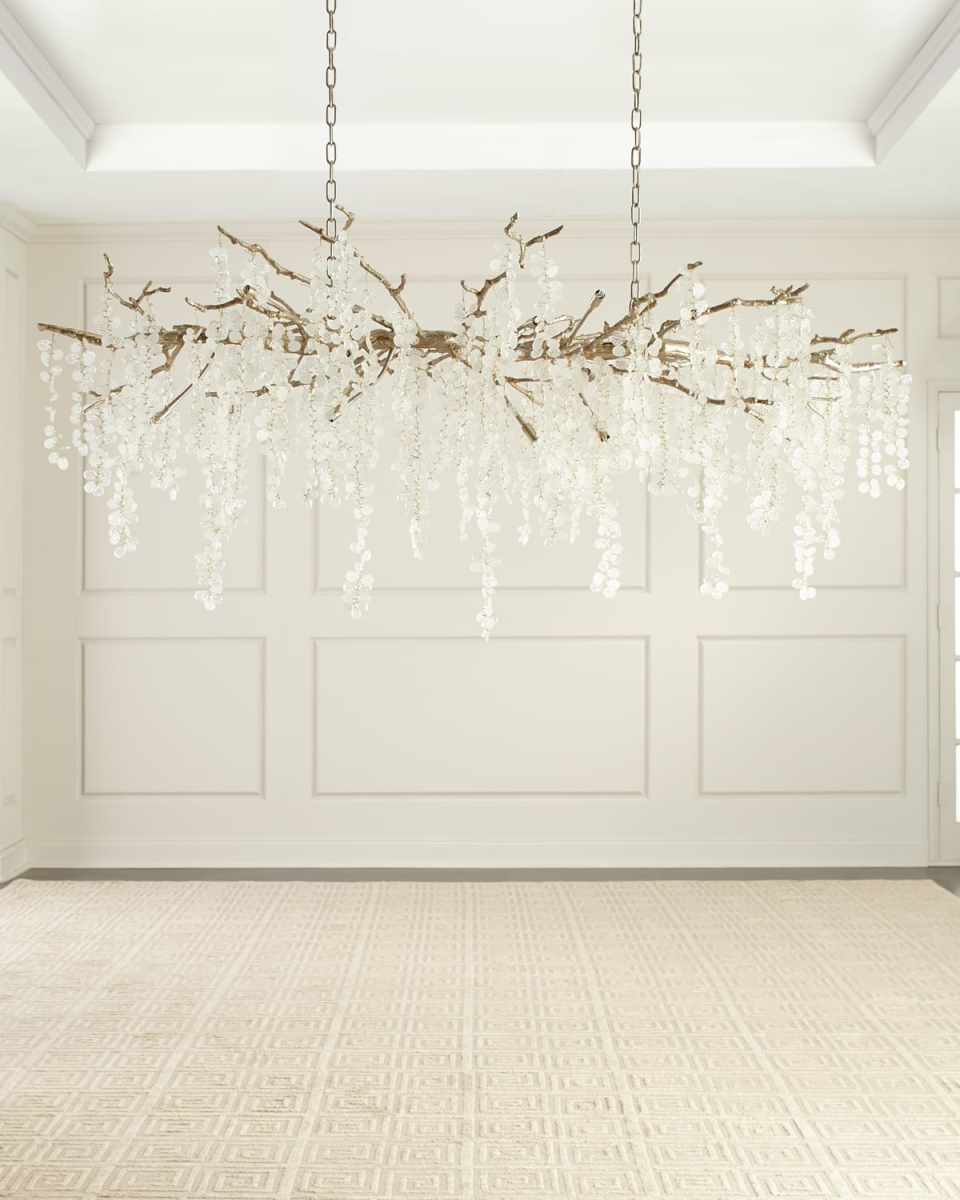 Shiro Noda 15-Light Glass Chandelier