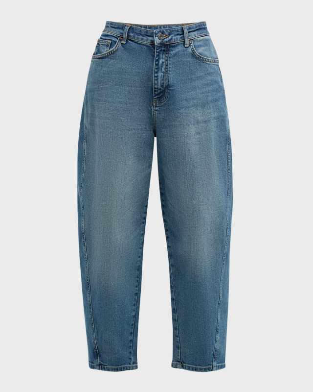 Caleb High-Rise Cropped Denim Jeans