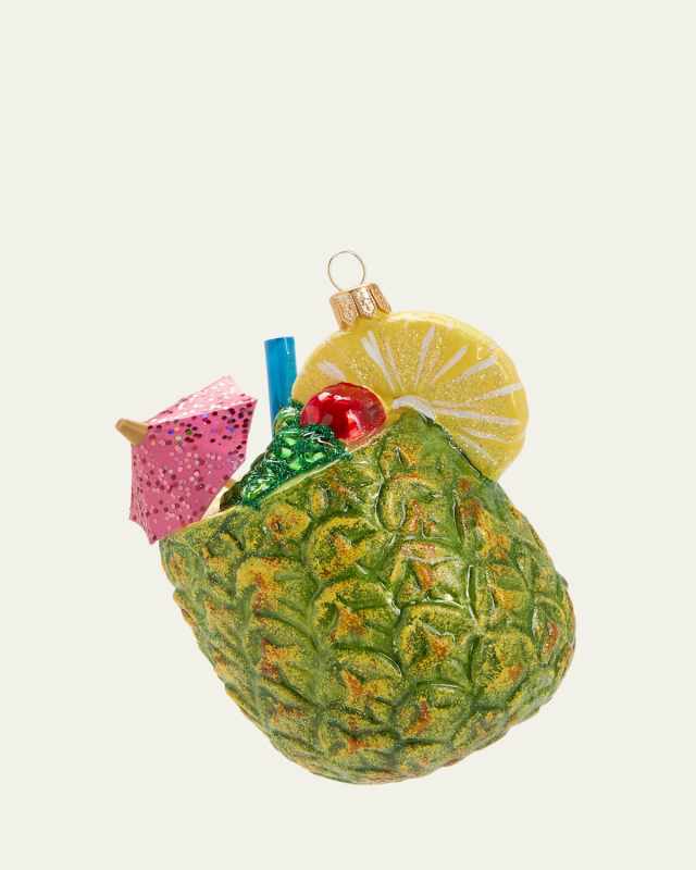 Pineapple Drink Christmas Ornament