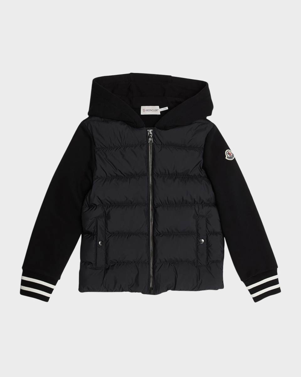 Boy's Combo Puffer Jacket, Size 4-6