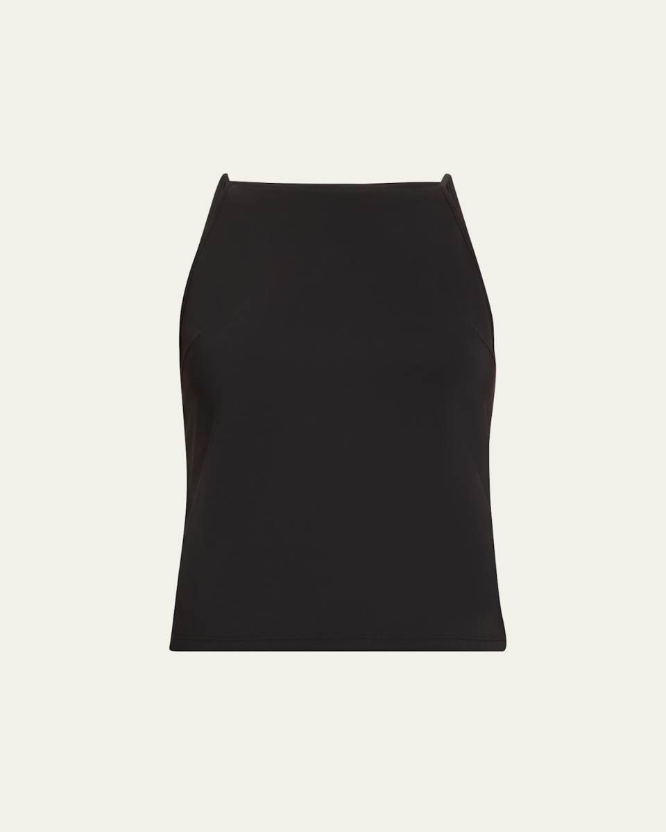 Ponte Square-Neck Tank Top