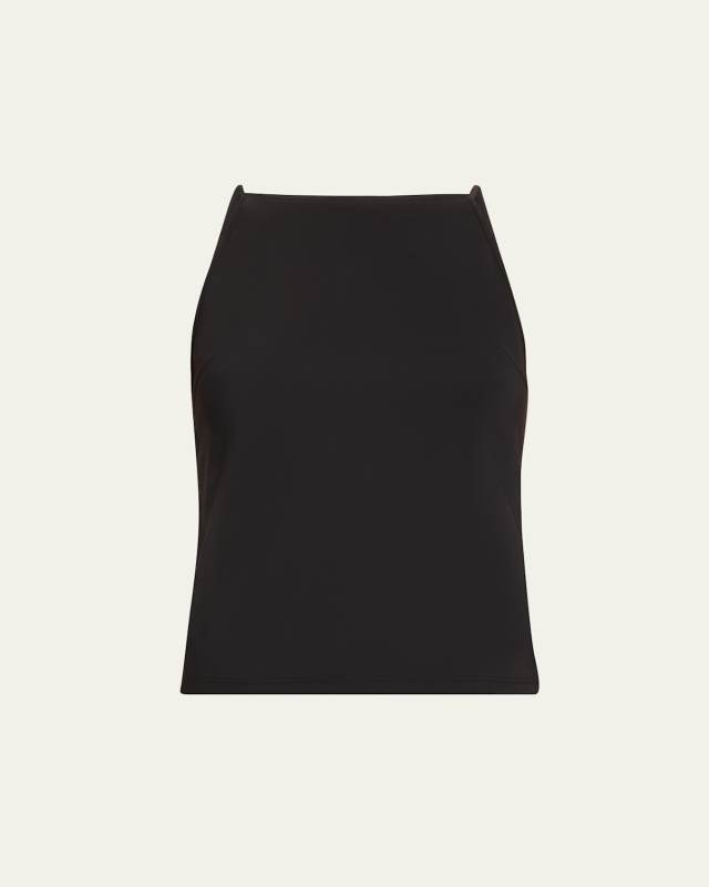 Ponte Square-Neck Tank Top