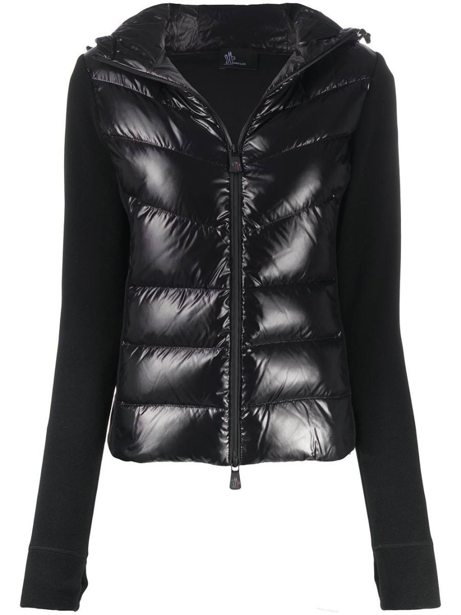 logo-patch padded-panel jacket