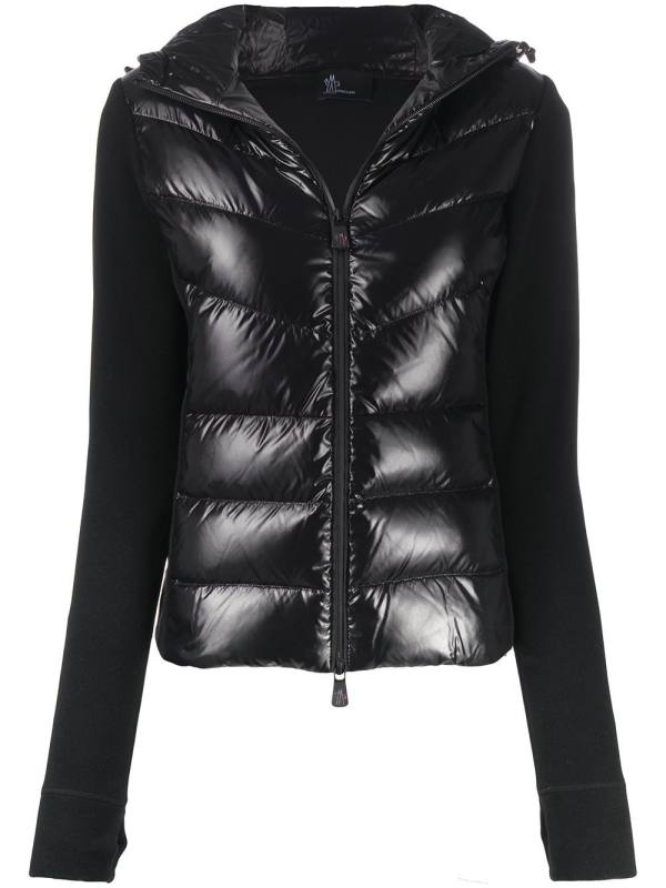 logo-patch padded-panel jacket