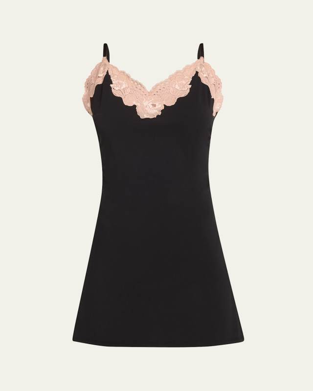 Imagine Lace-Trim Jersey Chemis