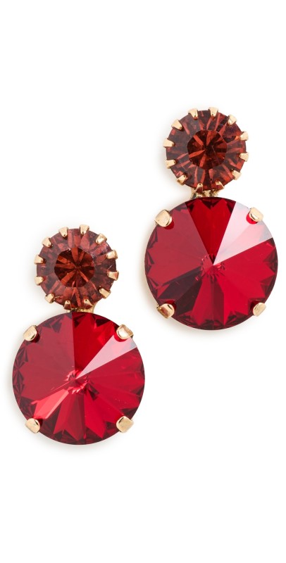 Jennifer Behr Myrla Earrings Ruby