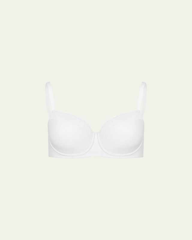 Cotton Lace Spacer T-Shirt Underwire Bra