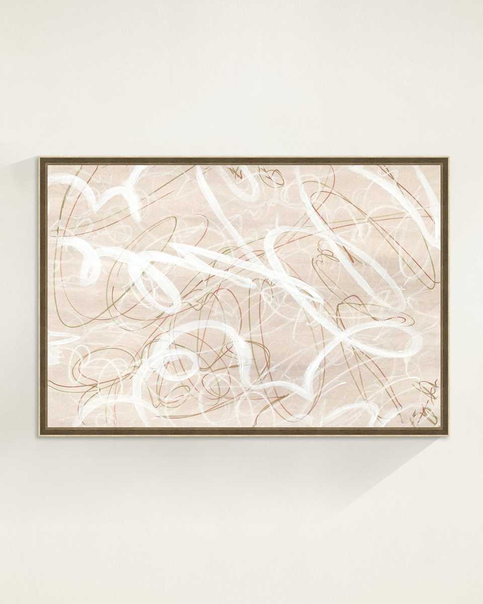 "Chaotic Whispers" Framed Giclee by Makai Howell, 47" x 32"