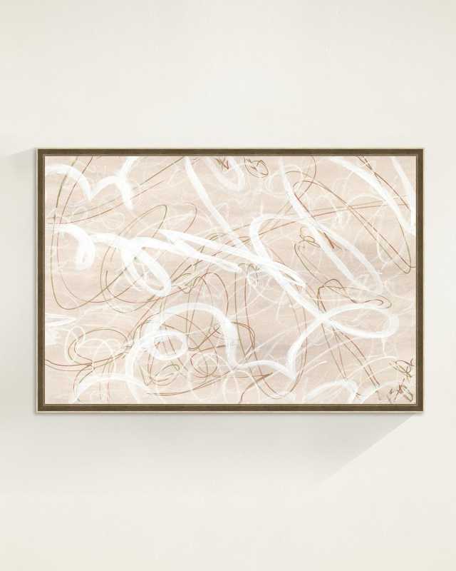 "Chaotic Whispers" Framed Giclee by Makai Howell, 47" x 32"