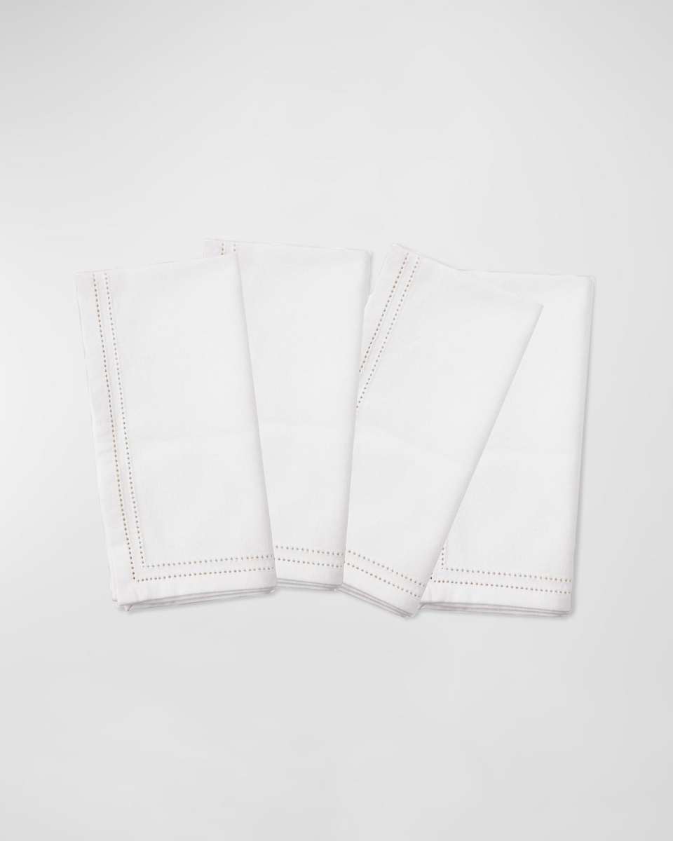 4-Pack Betty Cotton Napkins, White