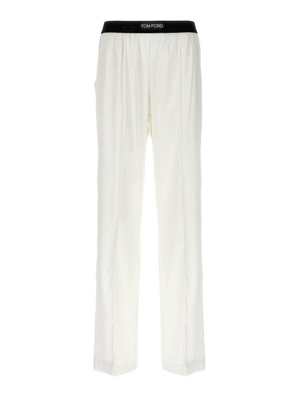 Tom Ford Pantalons Décontractés - Blanc