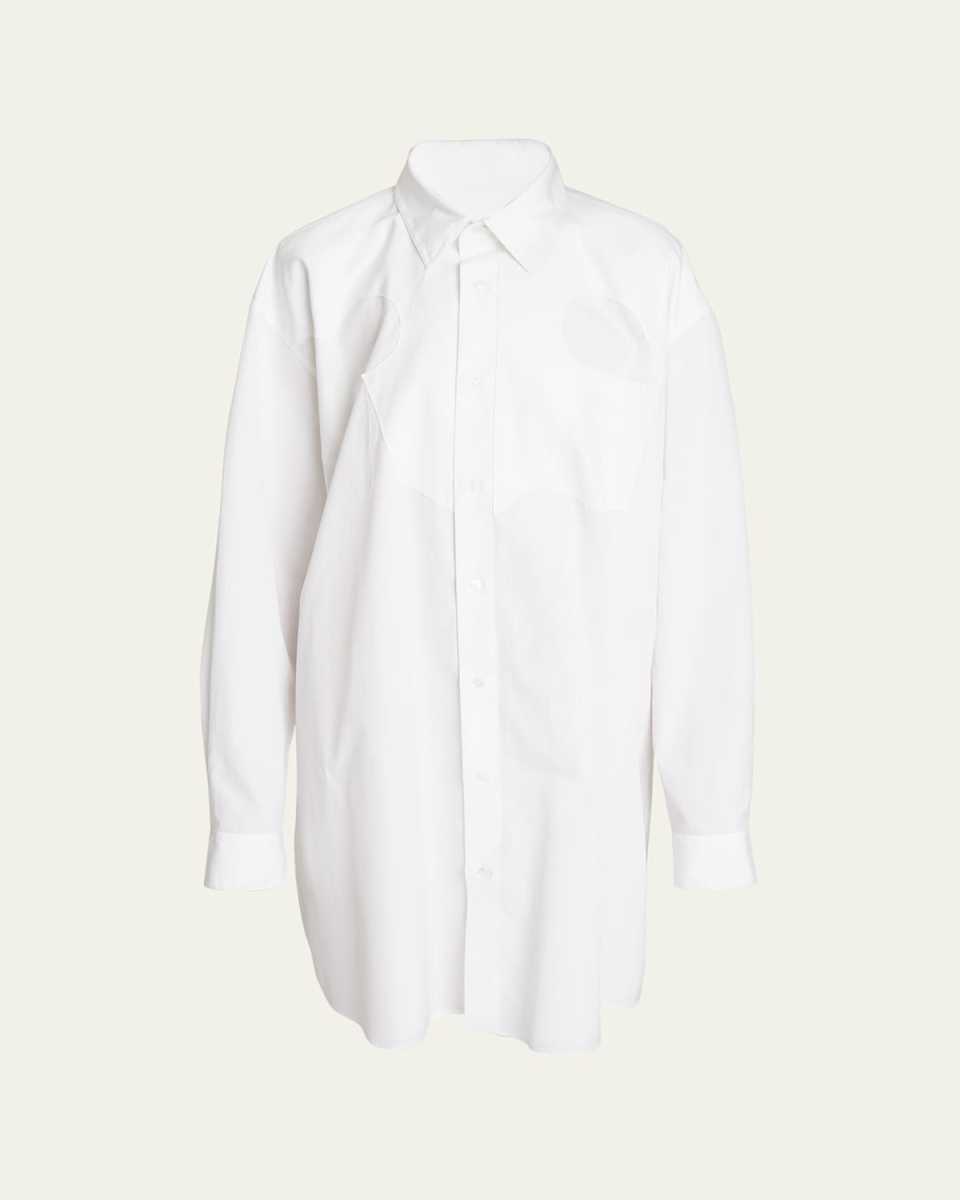 Button Up Poplin Shirtdress