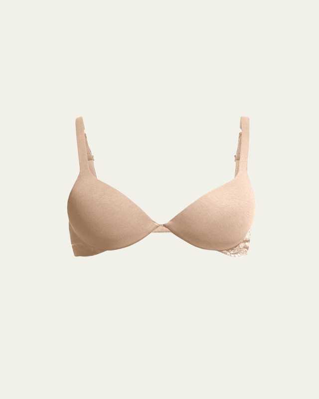 Souple Push-Up Lace-Trim Bra