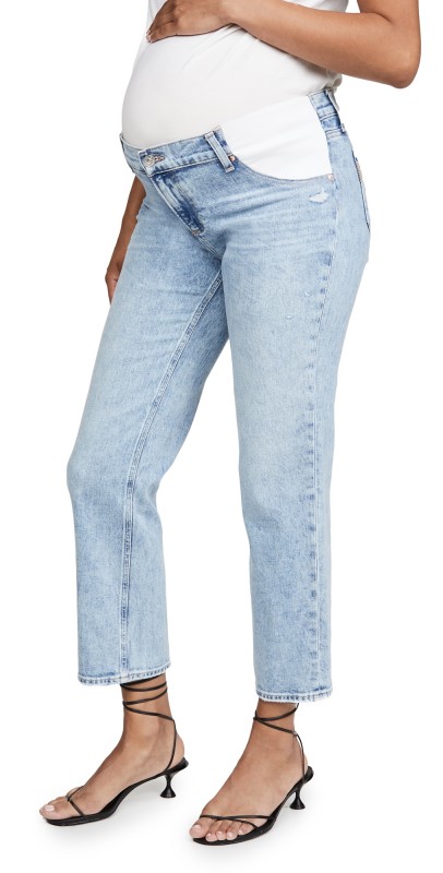PAIGE Noella Straight Maternity Jeans Liza