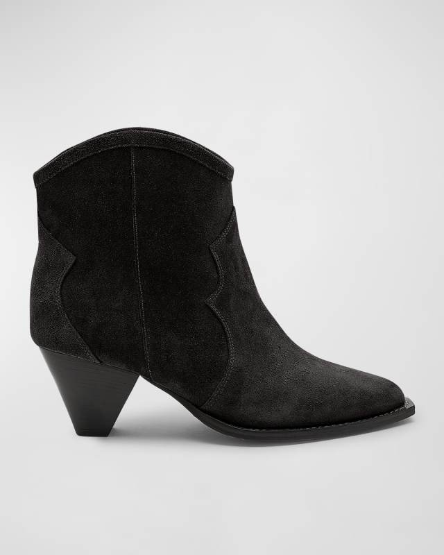 Darizo Suede Western Booties