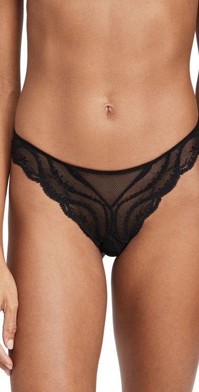Kiki De Montparnasse Leche Moi Thong Black