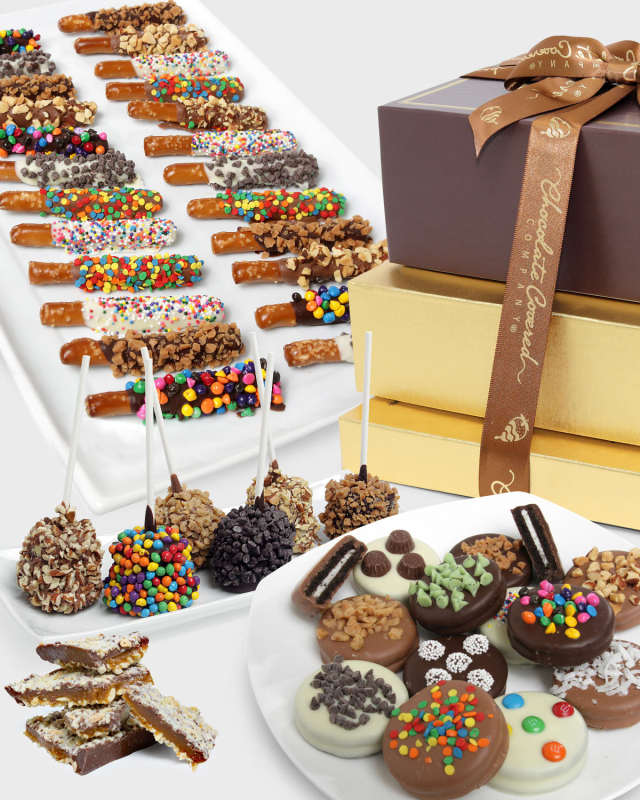 Deluxe Chocolate Covered Gift Tower