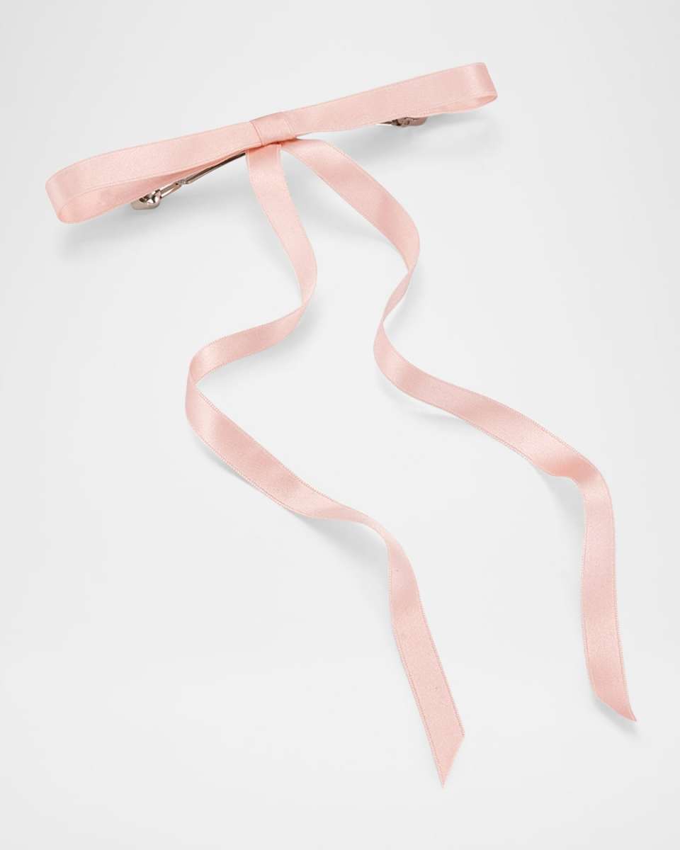 Karla Silk Skinny Bow