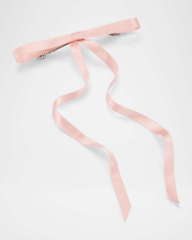 Karla Silk Skinny Bow