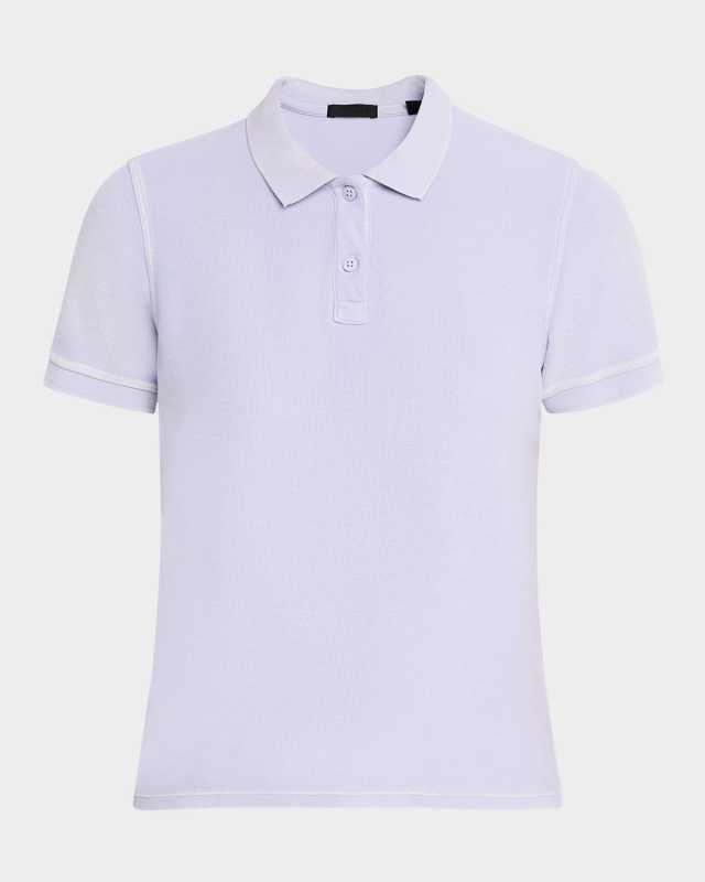 Pique with Wash Short-Sleeve Polo