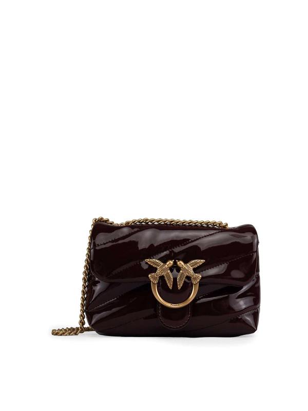 Pinko Sac Bandoulière - Marron Foncé