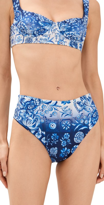 Agua Bendita Penelope Azure Bottoms Multicolor