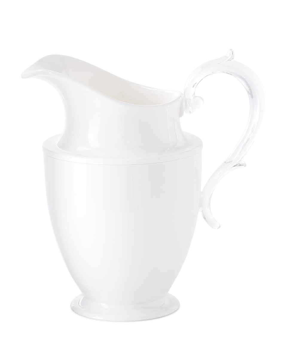 Federica Acrylic Pitcher, White