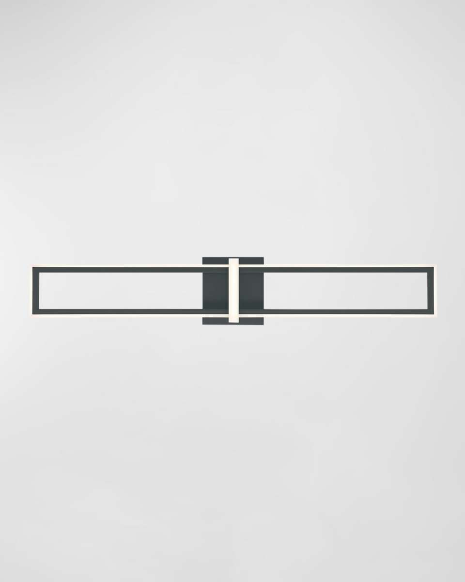 Bordo LED Sconce in Black, 35.5"
