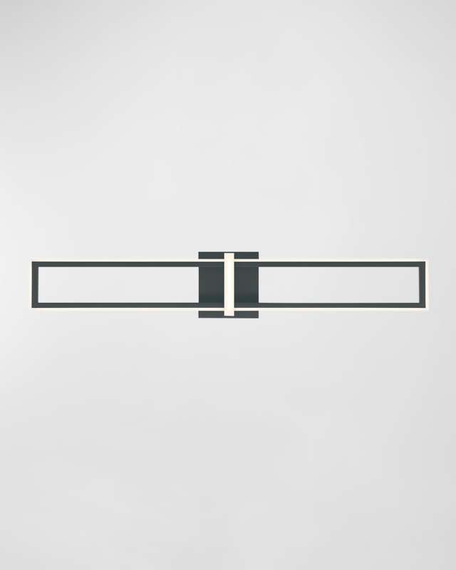 Bordo LED Sconce in Black, 35.5"
