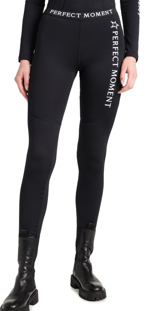 Perfect Moment Thermal Pant Back Seam White